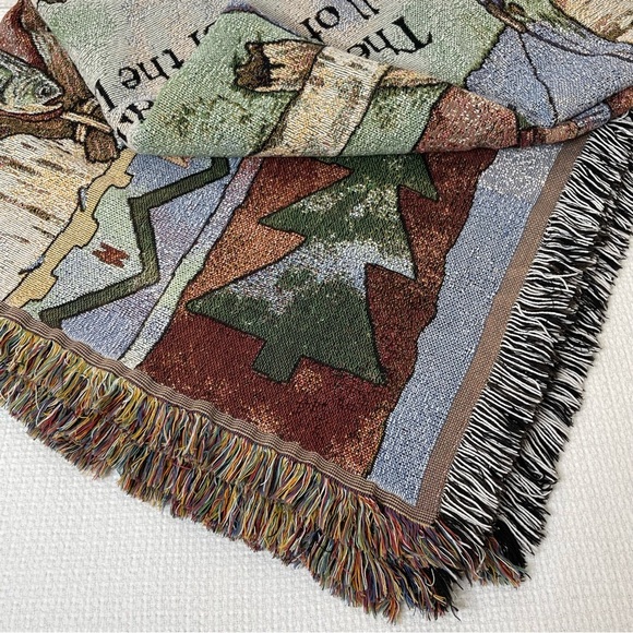Andrea Tachiera Tapestry Throw Blanket Psalm 33:5 - Picture 3 of 14
